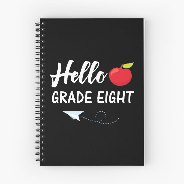 Item preview, Hello Grade Eight Cute Back To School Designs designed and sold by SpiritWestDesig.
