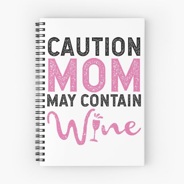 Item preview, Caution Mom May Contain Wine  designed and sold by SilentEcho.