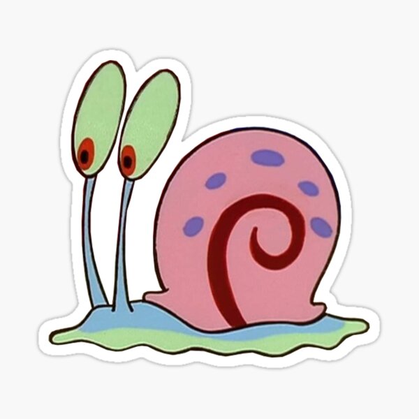 Gary The Snail Meme Stickers | Redbubble