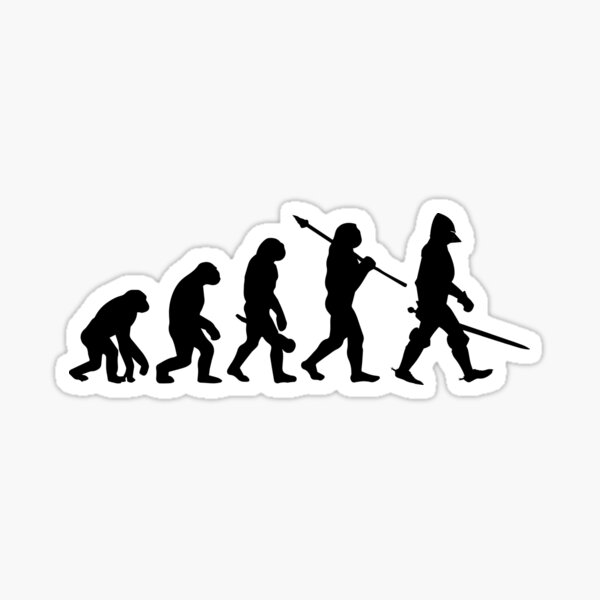 Vista previa del artículo con la obra «Evolución del caballero», diseñado y vendido por MA-Historical.