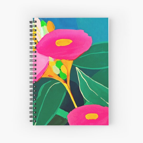 Aperçu de l'œuvre Pink Gum Flowers par Leah Gay créée et vendue par leahgay.