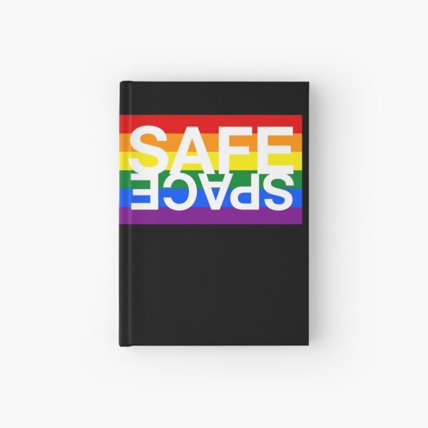 Safe Space Rainbow Cuaderno de tapa dura