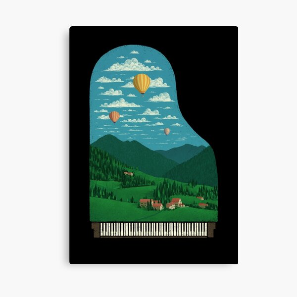 Pianoscape Canvas Print