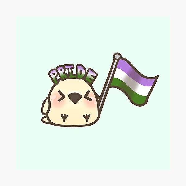 Item preview, Genderqueer Pride Blirbo designed and sold by blirbos.