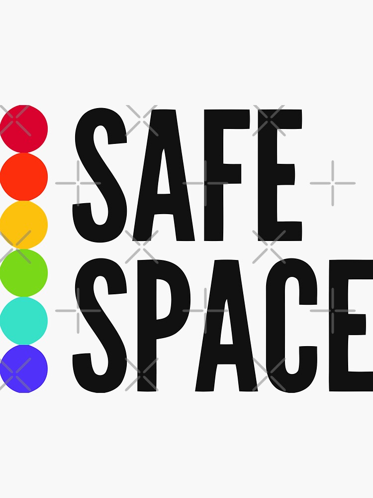 safe-space-unnoticed-sticker-for-sale-by-talkitoff-redbubble