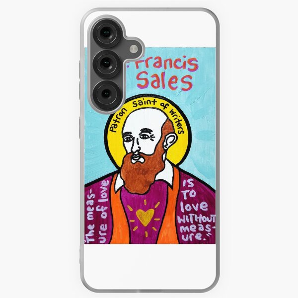 Item preview, St. Francis de Sales religious folk art designed and sold by krusefolkart.