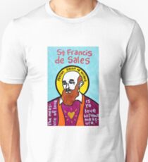 St. Francis de Sales religious folk art Unisex T-Shirt