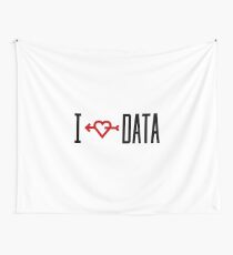 I LOVE DATA Wandbehang