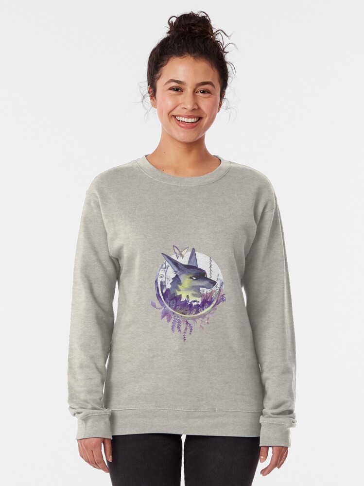 Alternate view of Butterfly & Wolf Pullover Sweatshirt