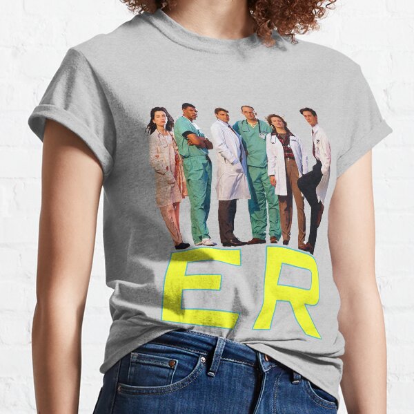 E.R. 90s CAST YOUNG GEORGE CLOONEY TRIBUTE Classic T-Shirt