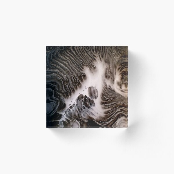Visions Of Chocolate & Cream Acrylic Block