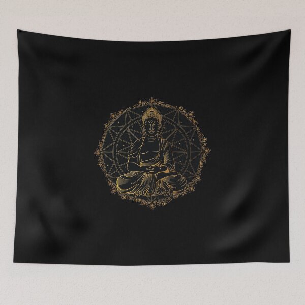 Item preview, Buddha Mandala Meditating designed and sold by Cozmick.