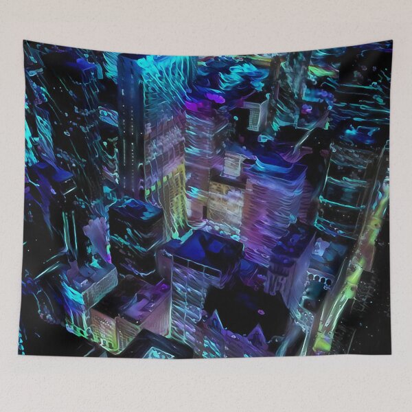 Item preview, Midnight Lights in Cyber City designed and sold by Alyxandre.