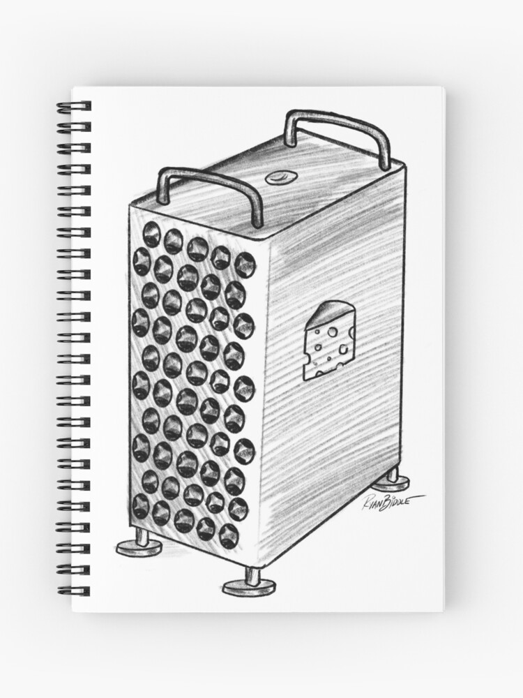 Mac Pro Cheese Grater Spiral Notebook for Sale by Ryan Biddle