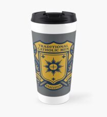Traditional Catholic Men Coat of Arms Travel Mug