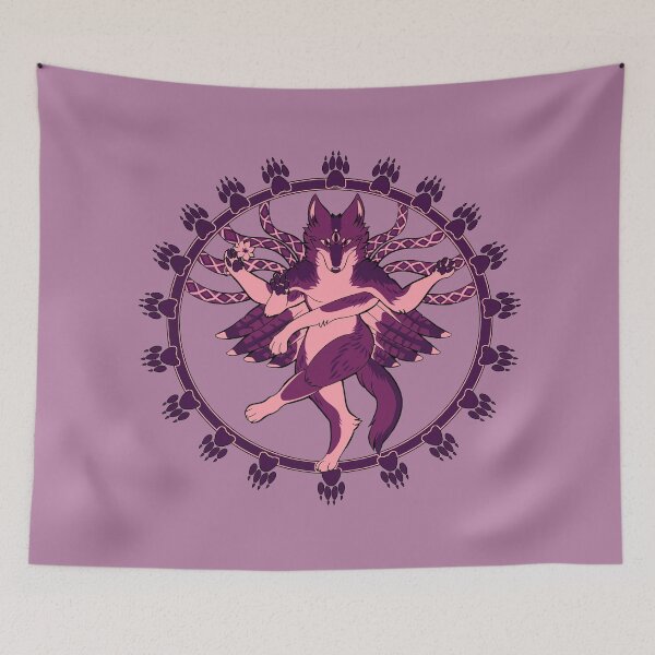Item preview, Coyote God (purple) designed and sold by theroguez.