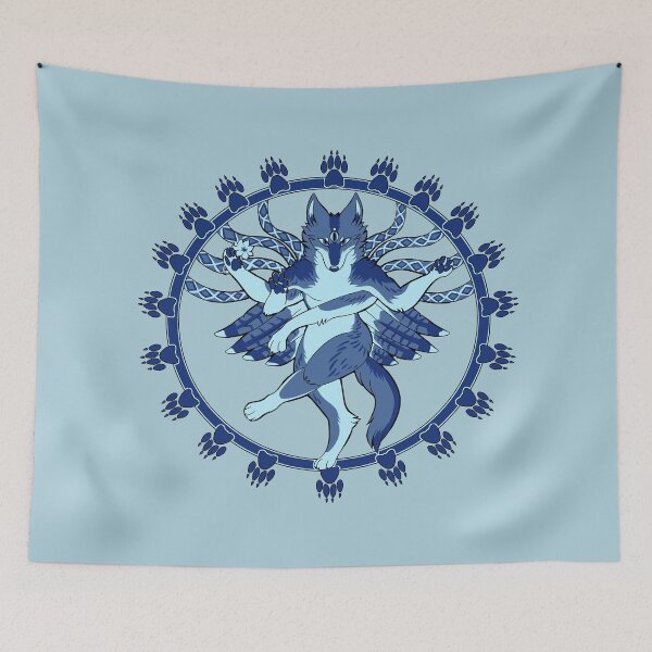 Item preview, Coyote God (blue) designed and sold by theroguez.