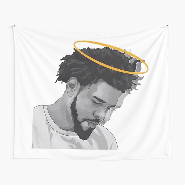 J. Cole Forest Hills Drive Art Music ALBUM Hanging Tapestry Flag, 3X3 FT