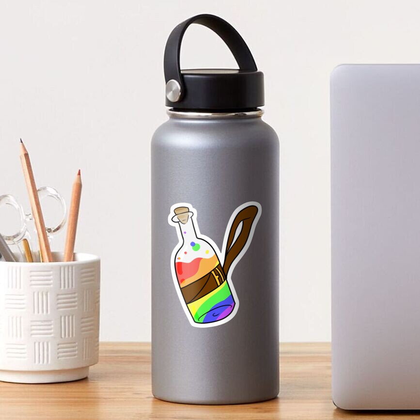 Pride Potion Gay Sticker By Ambiguousnothin Redbubble