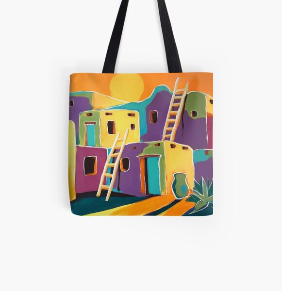 Taos All Over Print Tote Bag