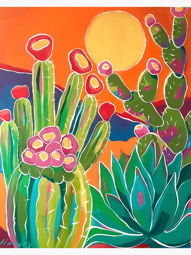 Cacti Sunset by kristinharvey