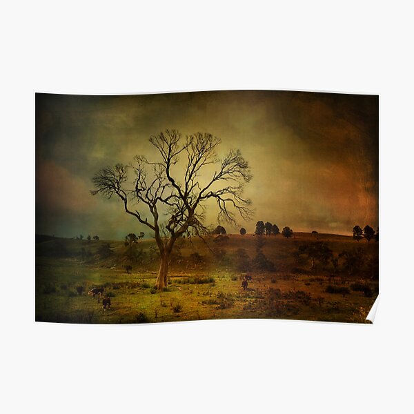 Dystopian landscape Poster