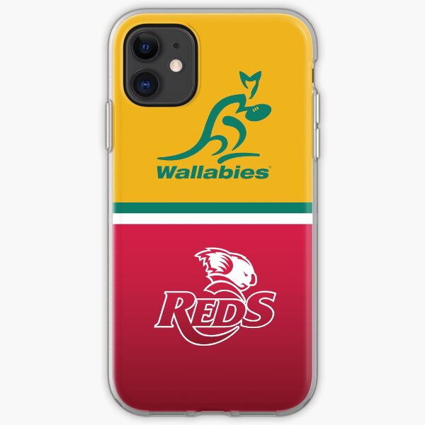 Wallabies and Qld Reds iPhone Soft Case