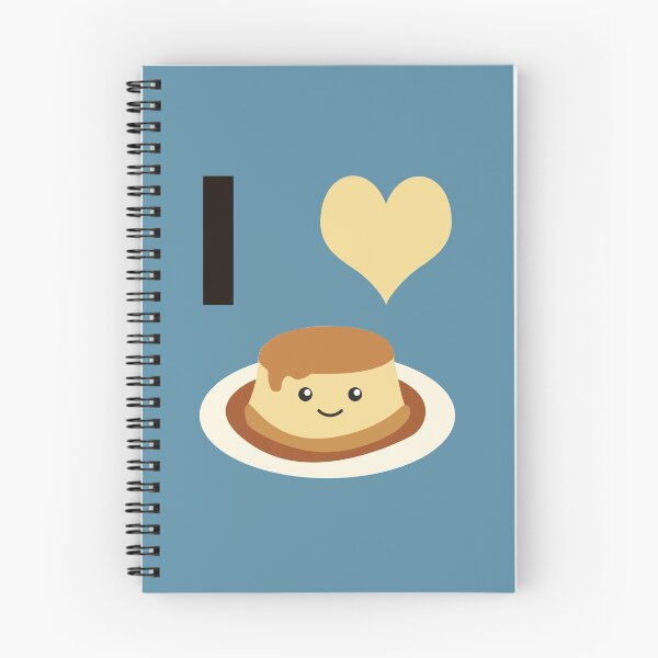 Item preview, I Love Flan Cute Kawaii Flan designed and sold by Hedgie Designs.