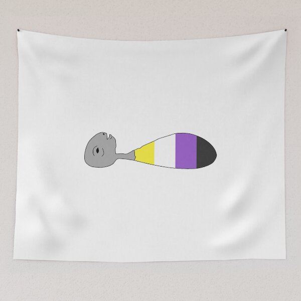 Item preview, Eraserhead Baby Nonbinary Pride designed and sold by lilim.