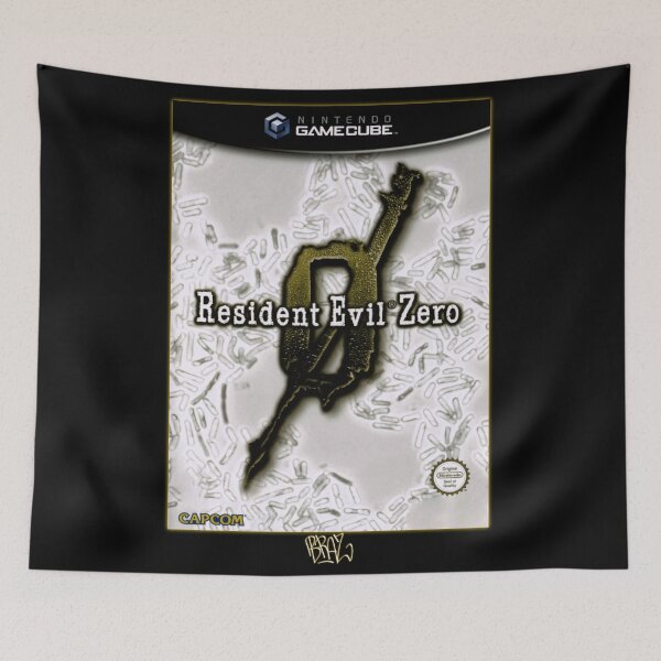 Aperçu de l'œuvre Resident Evil 0 GameCube EU Cover Art (Brown Neon) créée et vendue par Brazz Official.