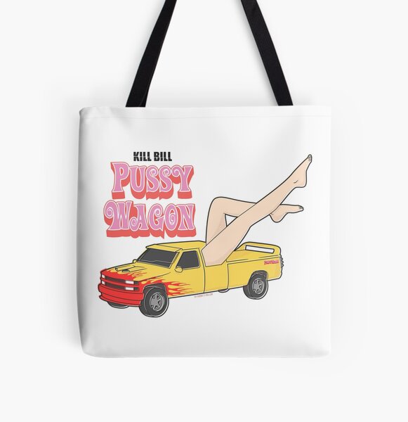 Pussy Wagon Bolsa estampada de tela