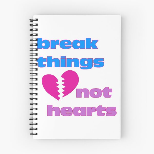Item preview, Break Things, Not Hearts designed and sold by SerpentSkyArts.
