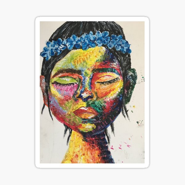 Beautiful girl Sticker