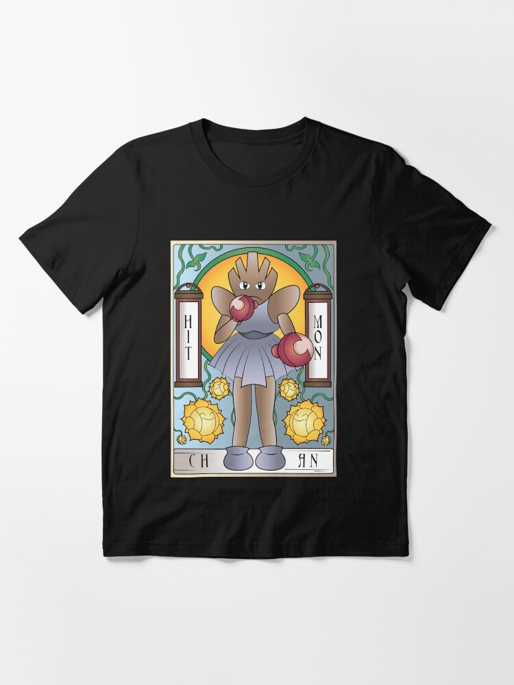 Alternate view of Hitmonchan Art Nouveau Essential T-Shirt