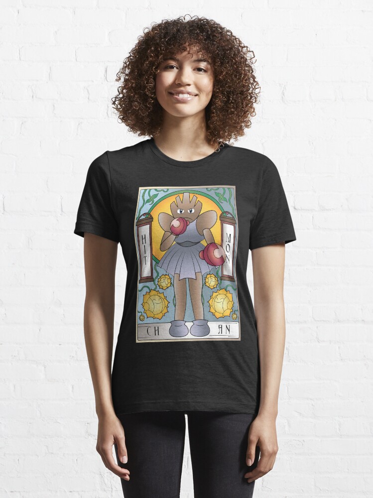 Alternate view of Hitmonchan Art Nouveau Essential T-Shirt