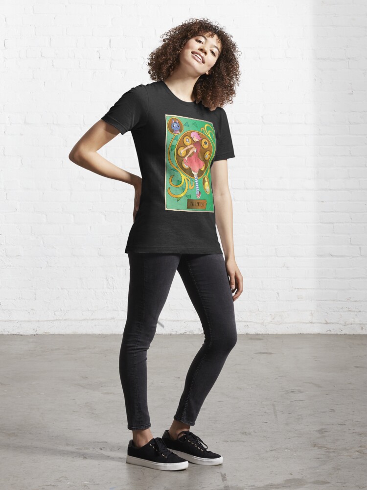 Alternate view of Animal Crossing Villager Art Nouveau Essential T-Shirt