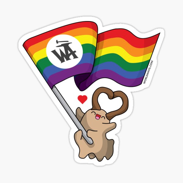 Pride Udan Sticker