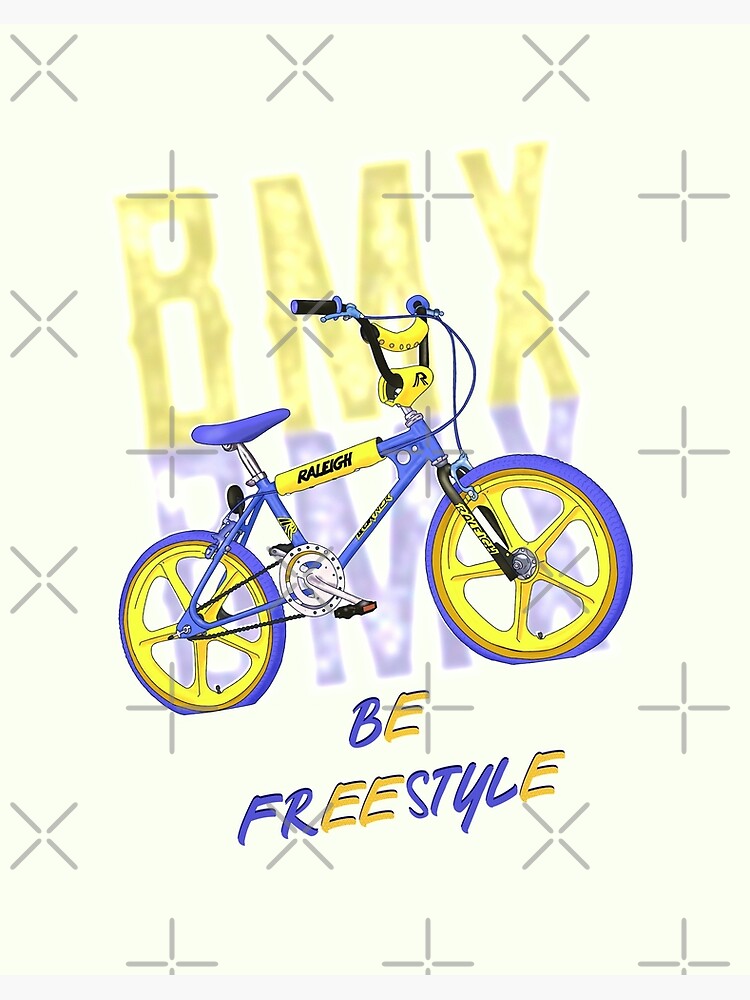 yellow raleigh bike