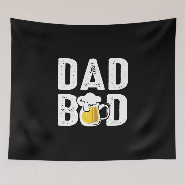 Item preview, Dad Bod Funny Gift for Father Beer lover Fathers Day Gifts Beer Mug Graphic  designed and sold by alenaz.