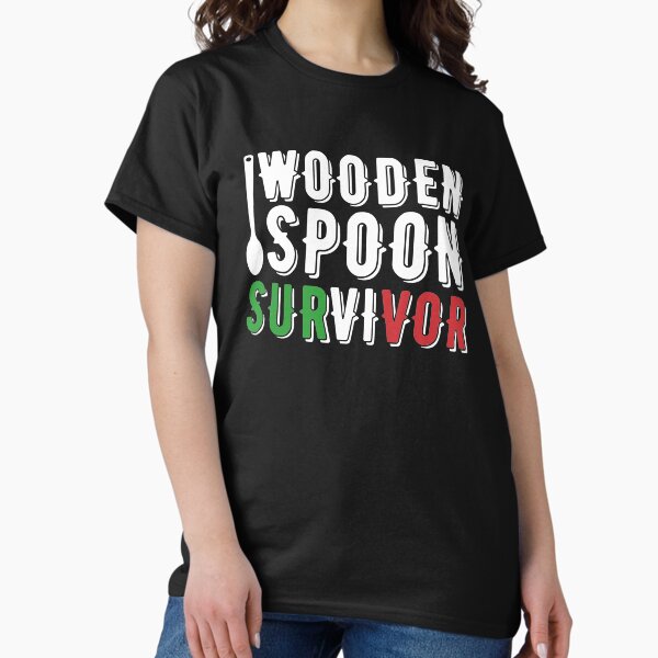 Item preview, Wooden Spoon Survivor Funny Italian Gifts designed and sold by alenaz.