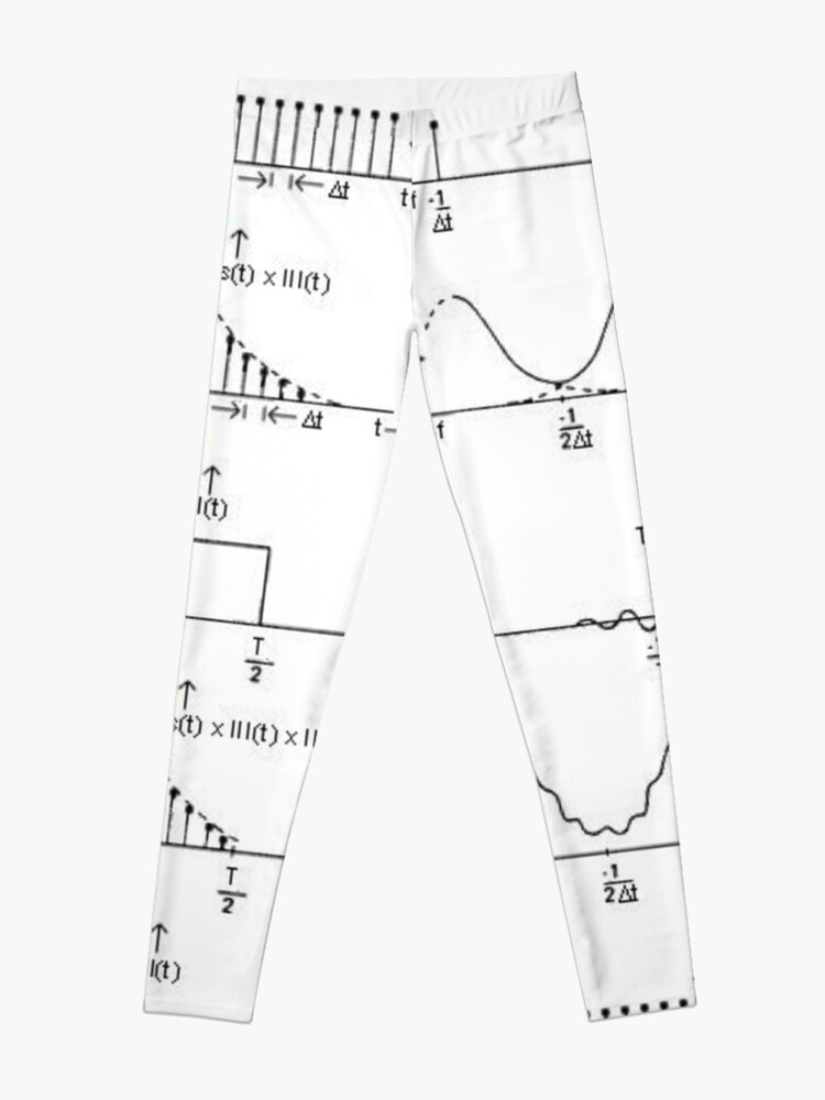 Alternate view of #Discrete #Fourier #Transform. #Diagram, graph, formula, chalk out, illustration, physics, graph plot, symbol, guidance, draft, sketch, science, research, scientific experiment Leggings