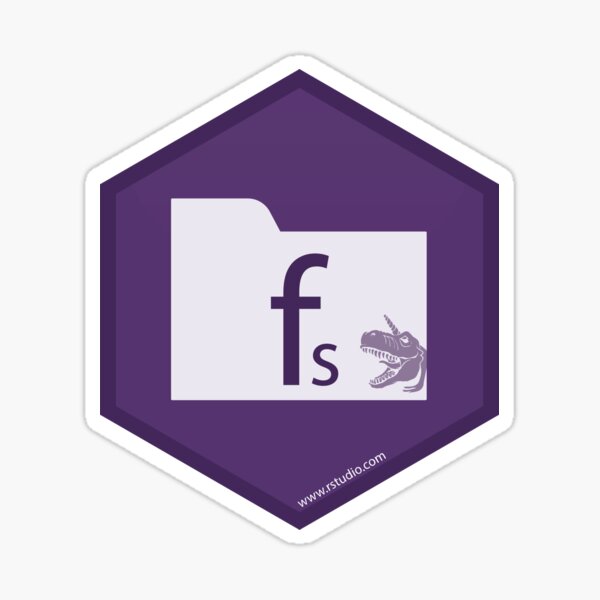 R rstudio fs hex Sticker
