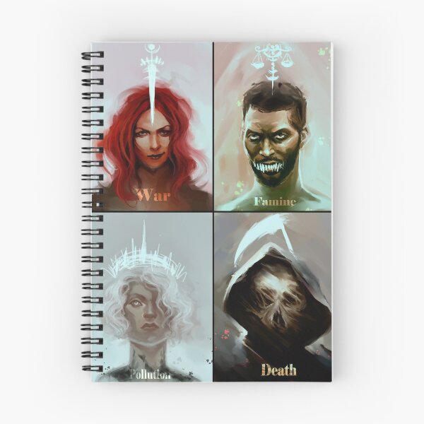 Item preview, Four Horsemen of the Apocalypse  designed and sold by AkiMao.