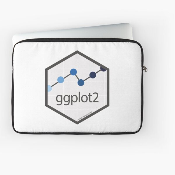R rstudio ggplot2 hex Laptop Sleeve
