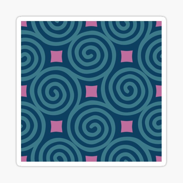 Item preview, Modern Vintage Blues designed and sold by Big Fat Arts Gallery.