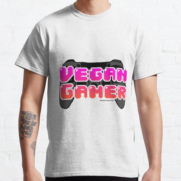 vegan gamer 8bit blue purple vaporwave retro 80s