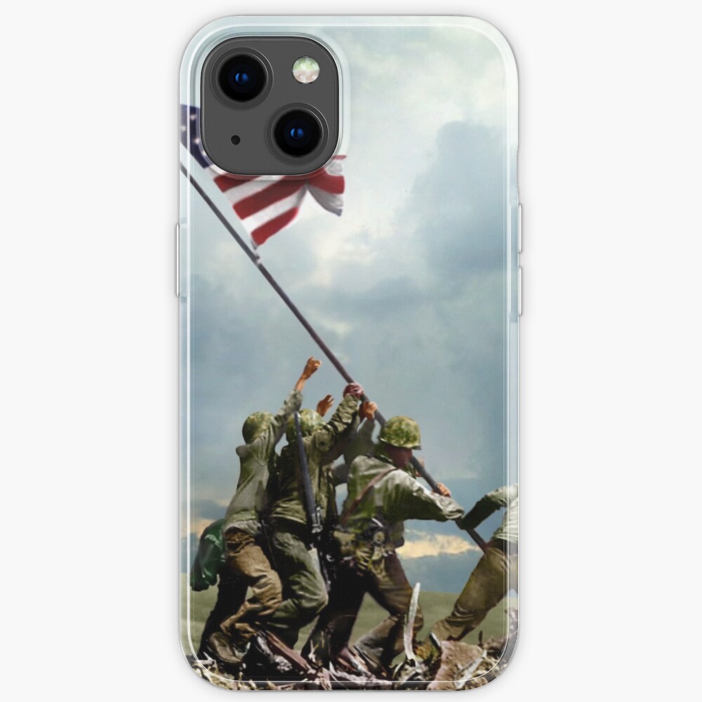 elevar estadounidense bandera en Monte Suribachi 6 Tamaños! Nuevo de la Segunda Guerra Mundial Foto Iwo Jima 