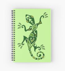 Lizard Tattoo -textured Spiral Notebook