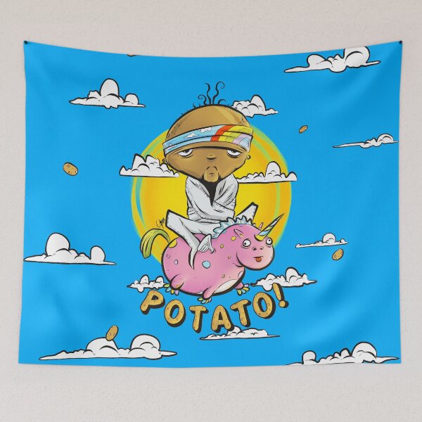 Item preview, Gangstar Monk Unicorn POTATO !! designed and sold by yazgar.
