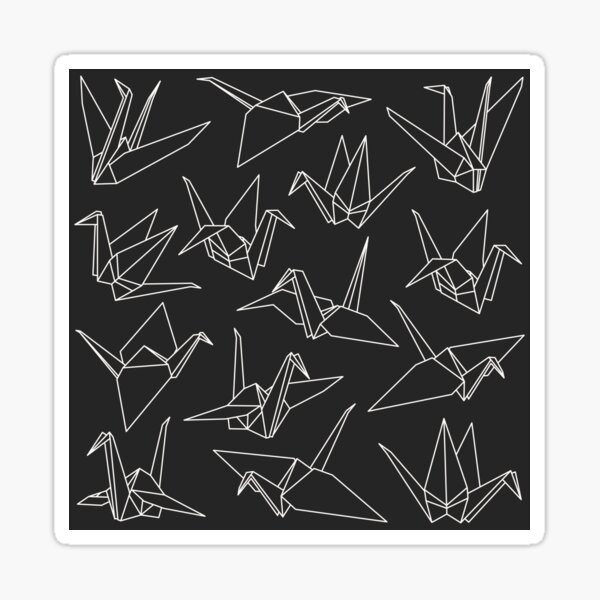 Item preview, White Paper Cranes designed and sold by EmmeBi-graphic.